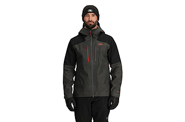 Image of Outdoor Research Headwall Gore-Tex 3L Jacket - Mens, Storm/Black, Medium, 3220921345-M