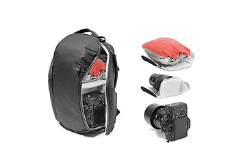 Image of Peak Design Everyday Zip V2 Backpack, 15 Liters, Black, BEDBZ-15-BK-3
