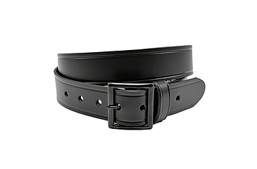 Image of Perfect Fit 1.5in Finest Leather Belt w/ Black Buckle, Plain, Black, 30, 5003-BK-30