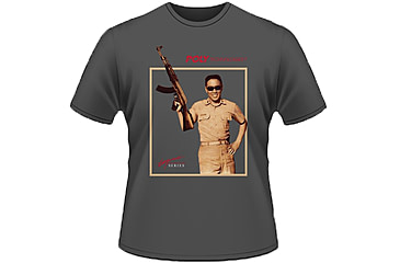 Image of Poly Technologies Collectible Founders Edition 7.62 AK47 T-Shirt - Mens, Gray/Grey, Large, 000-042