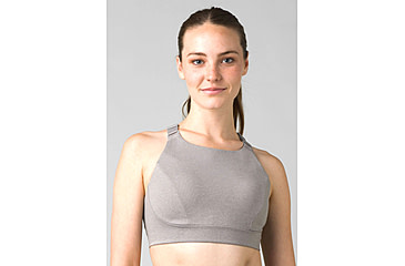 Image of prAna Everyday Support Bra - Womens, Heather Grey, Extra Small, 1970291-020-XS