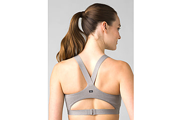 Image of prAna Everyday Support Bra - Womens, Heather Grey, Extra Small, 1970291-020-XS