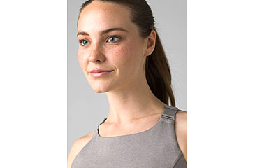 Image of prAna Everyday Support Bra - Womens, Heather Grey, Extra Small, 1970291-020-XS