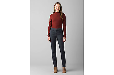 Image of prAna Kayla High Rise Jean - Womens, Denim Solid, 4, 1968371-400-RG-4