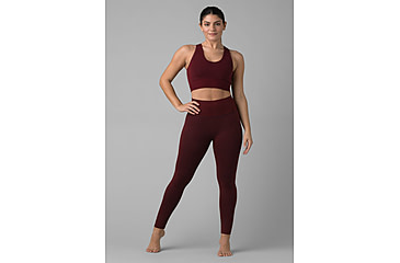 Image of prAna Sopra Seamless Leggings - Women's, Extra Small, Maroon, 1970151-600-XS