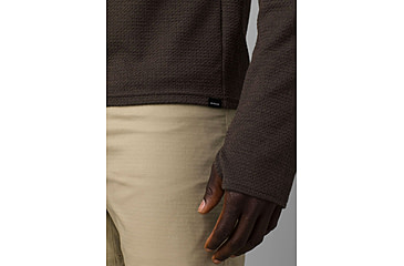 Image of prAna Wensley 1/2 Zip Top - Men's, Medium, Black Olive, 1968101-300-SL-M