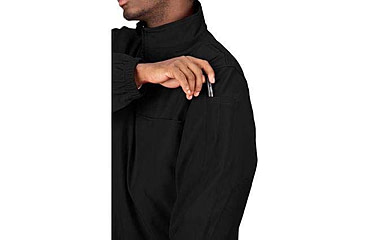 Image of Propper 1/4 Zip Softshell Job Shirt - Mens, Black, Extra Large, Long Inseam, F54395Z001XL3