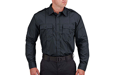 Image of Propper Duty Ripstop Long Sleeve Shirt - Mens, Midnight Navy, Extra Small, Regular, F533850414XS2