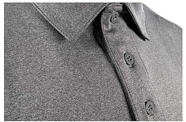 Image of Propper EdgeTec Long Sleeve Polo - Mens, Heather Grey, 5XL, F58245M0235XL