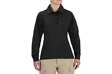Image of Propper EdgeTec Long Sleeve Polo - Womens, Black, XXL, F58255M001XXL