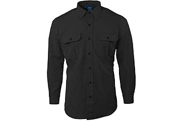 Image of Propper Edgetec Tactical Long Sleeve Shirt - Mens, Black, Large, Regular, F58385P001L2
