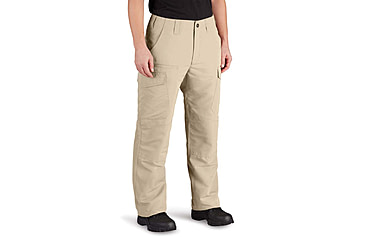 Image of Propper EDGETEC Tactical Pants w/Side Sargo Pockets- Womens, Khaki, 10, Unhemmed, F59055P25010U