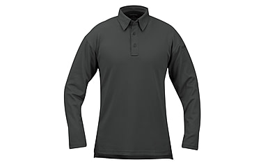 Image of Propper I.C.E. Performance Polo Long Sleeve - Mens, Charcoal, 8X Large, F5315720158XL