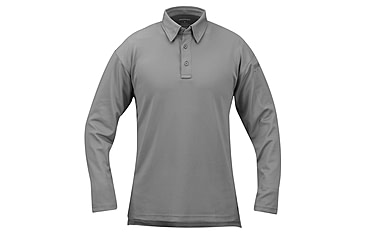 Image of Propper I.C.E. Performance Polo Long Sleeve - Mens, Grey, 6XL, F5315720206XL