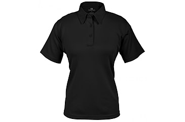 Image of I.C.E. Performance Short Sleeve Polo, Womens, Black, Extra Small