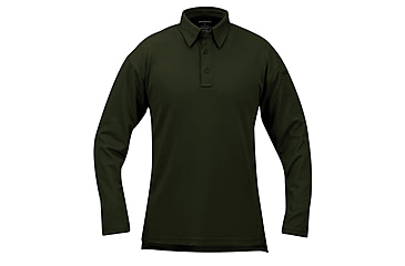 Image of Propper I.C.E. Performance Polo Long Sleeve Shirt, Dark Green, 3XL Regular F5315723113XL