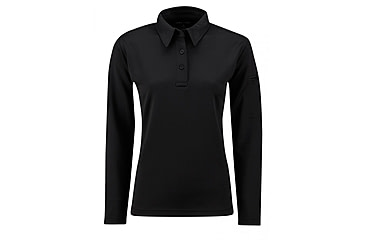 Image of Propper I.C.E. Womens Performance Polo-Long Sleeve, Black, 2XL, F5357720012XL