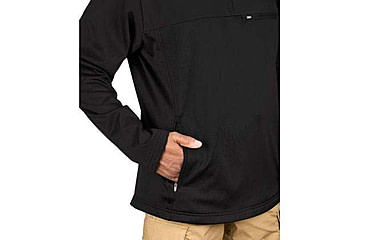 Image of Propper Kinetic Quarter Zip Pullover, Black, 4XL, F5432040014XL
