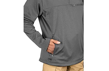 Image of Propper Kinetic Quarter Zip Pullover, Charcoal, 4XL, F5432040154XL
