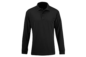 Image of Propper Long Sleeve Uniform Polo - Mens, Black, 7XL, F53564C0017XL