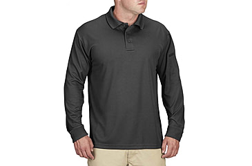 Image of Propper Long Sleeve Uniform Polo - Mens, Charcoal, 7XL, F53564C0157XL