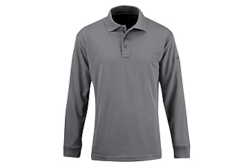 Image of Propper Long Sleeve Uniform Polo - Mens, Grey, 7XL, F53564C0207XL