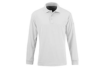 Image of Propper Long Sleeve Uniform Polo - Mens, White, 4XL, F53564C1004XL