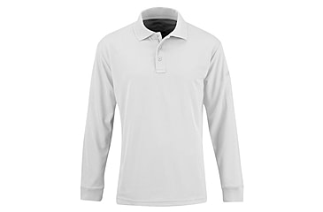 Image of Propper Long Sleeve Uniform Polo - Mens, White, 6XL, F53564C1006XL