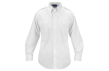 Image of Propper Mens Long Sleeve Tactical Shirt,65P/35C,White,3XL,Regular F53121M1003XL2