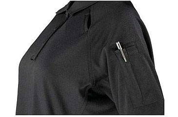 Image of Propper Raglan Long Sleeve Utility Polo - Womens, Black, 3XL, F5310010013XL