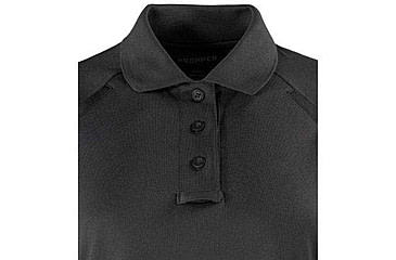 Image of Propper Raglan Long Sleeve Utility Polo - Womens, Black, 3XL, F5310010013XL