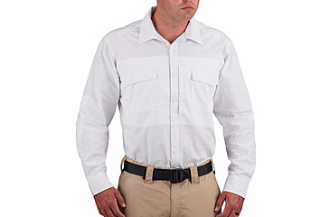 Image of Propper RevTac Long Sleeve Shirt Poplin - Mens, White, 3XL, Long, F53341M1003XL3