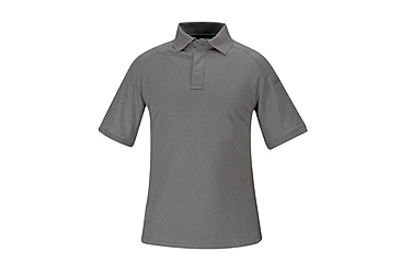 Image of PROPPER Snag Free Short Sleeve Mens Polo, Heathered Grey, 3XL F53220A0233XL
