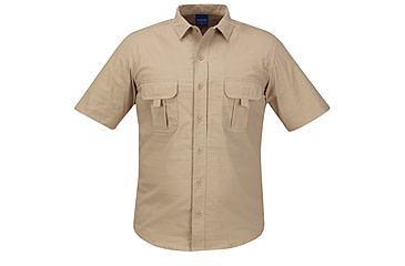 Image of PROPPER Summerweight Tactical Mens Short Sleeve Shirt, Khaki, 3XL F53743C2503XL