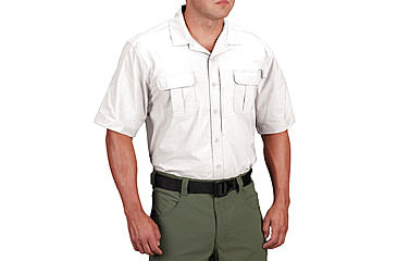 Image of Propper Summerweight Tactical Short Sleeve Shirt - Mens, White, Large, F53743C100L