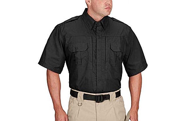 Image of Propper Tactical Short Sleeve Shirt - Mens, Black, XXL, F531150001XXLL