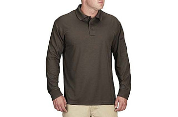 Image of Propper Uniform Long Sleeve Polo - Mens, Brown, L, F53564C232L