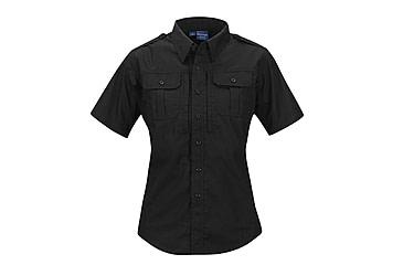 Image of Propper Women's Short Sleeve Tactical Shirt, Size Large, Black F530450001L