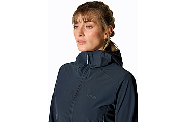 Image of Rab Borealis Hoody - Womens, Beluga, 8/Extra Small, QWS-77-BEL-08