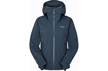 Image of Rab Downpour Light Jacket - Womens, Tempest Blue, 14/Large, QWG-91-TMB-14
