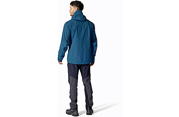 Image of Rab Downpour Mountain Jacket - Mens, Tempest Blue, Large, QWI-11-TMB-LRG