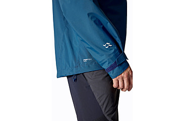 Image of Rab Downpour Mountain Jacket - Mens, Tempest Blue, Large, QWI-11-TMB-LRG