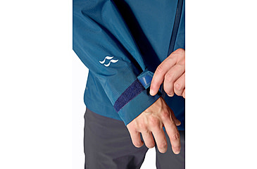 Image of Rab Downpour Mountain Jacket - Mens, Tempest Blue, Large, QWI-11-TMB-LRG