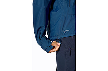 Image of Rab Downpour Mountain Jacket - Womens, Tempest Blue, 14/Large, QWI-12-TMB-14