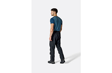 Image of Rab Downpour Mountain Pants - Mens, Black, Extra Large, Regular, QWI-13-BLK-XLG-RG
