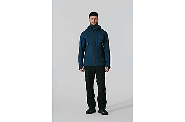 Image of Rab Downpour Mountain Pants - Mens, Black, Extra Large, Regular, QWI-13-BLK-XLG-RG