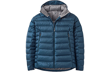 Image of Rab Electron Pro Hoody - Men's, Tempest Blue, Extra Large, QDB-81-TMB-XLG