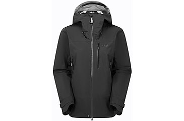 Image of Rab Firewall Mountain Jacket - Womens, Black, 14/Large, QWG-97-BLK-14