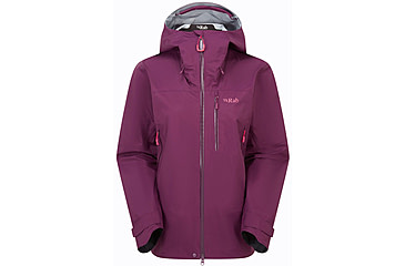Image of Rab Firewall Mountain Jacket - Womens, Mulberry, 10/Small, QWG-97-MUL-10