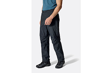Image of Rab Firewall Mountain Pants - Mens, Black, Medium, Long, QWG-98-BLK-MED-LG